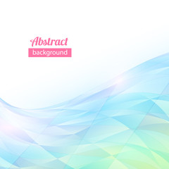 Abstract vector triangle flow background with space for your tex