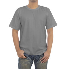 Men in grey T-shirt