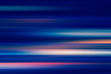 abstract of night lights in the city with motion blur