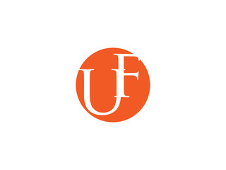 Double UF letter logo