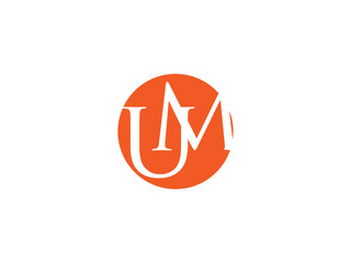 Double UM letter logo
