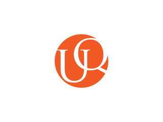 Double UQ letter logo