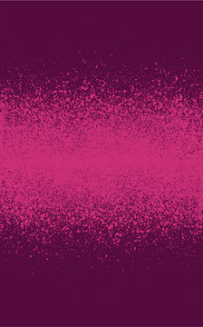 graffiti spray effect gradient element in burgundy and pink