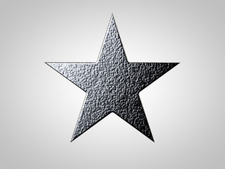 Obraz premium black STAR