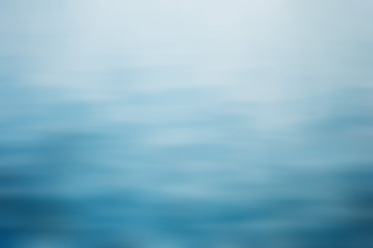 Fototapeta Clear blue water, seascape ripple abstract in blurred background