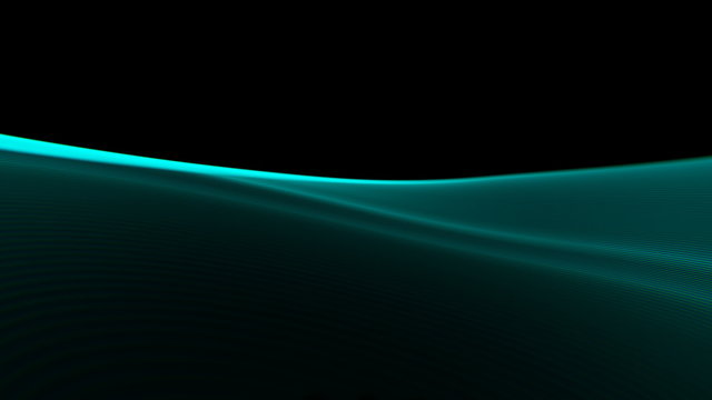 Distorted Digital Waves Background (60fps). Distorted high-tech waves of data points flowing through the frame like water.