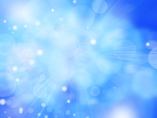 Abstract background blue bokeh