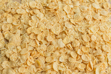 cereal on wood table