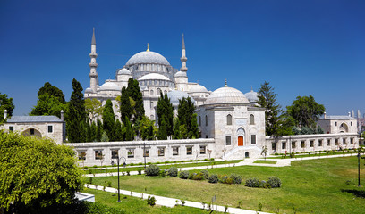 Fototapeta na wymiar The Suleymaniye Mosque