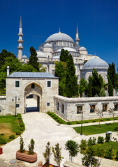 Fototapeta na wymiar The Suleymaniye Mosque