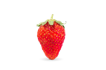 strawberry on white background