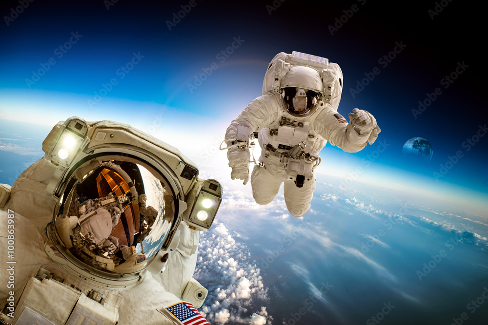 Canvas Prints astronaut in outer space