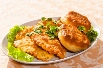 buns fried in oil