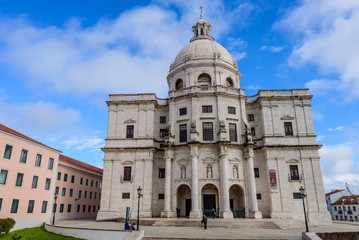 Fototapeta na wymiar The national Pantheon, Alfama district, Lisbon, Portugal.