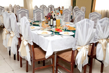 Beautiful design festive table