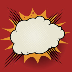 Comic book explosion