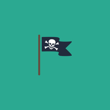 Jolly Roger or Skull and Cross bones Pirate flag