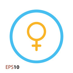 Female sign icon for web and mobile