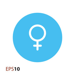 Female sign icon for web and mobile