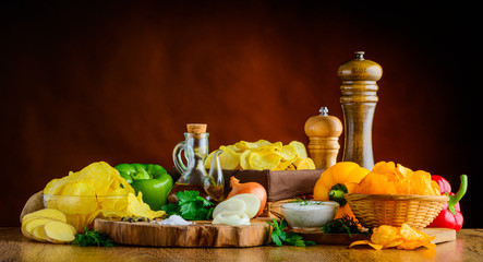 Potato Chips and Ingredients