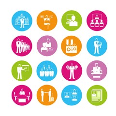 business meeting icons