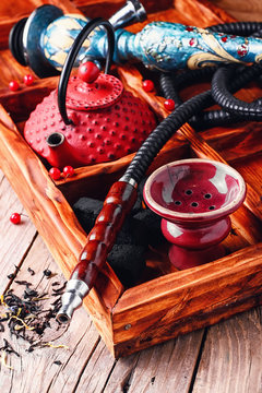 Still life with a hookah