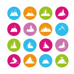 mountain icons