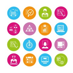 business icons, office icons