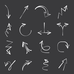hand drawn arrows