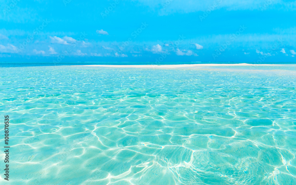 Poster  beach in Maldives