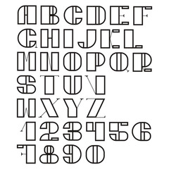 set of letters and numbers