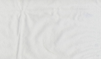 White nonwoven fabric