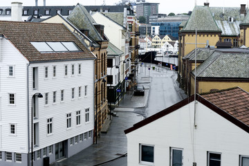 View of the city after the rain, Stavanger, Norway