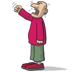 character very angry