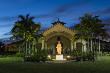 Obraz premium Our Lady of the Miraculous Medal Catholic Church, Pine Island, Florida
