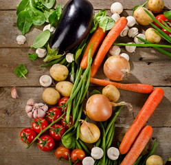 Fresh organic vegetables. Healthy eating.