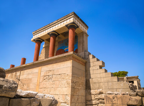 Knossos Palace ruins