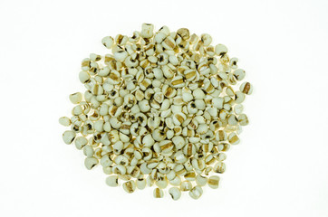 millet on white background