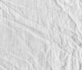 Fototapeta na wymiar Fabric texture, background. White canvas with striped pattern.