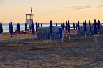 Grado Strand Sonnenuntergang - Grado beach sunset