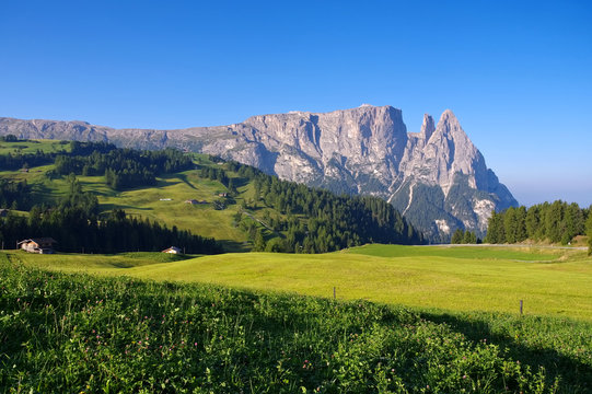 Schlern - mountain Schlern in Alto Adige