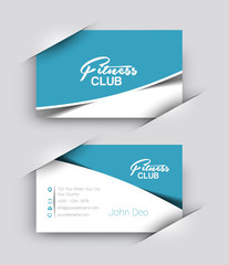 Fitness Center Business Card Set