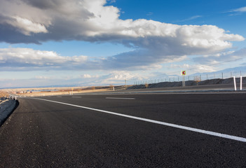 Photo taken outdoors in a beautiful landscape and Highways