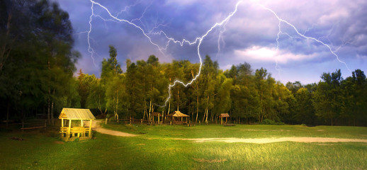 Thunderstorm in Bubnyshche