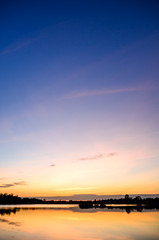 Obraz premium sunset background