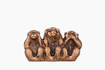 Three wise monkeys 