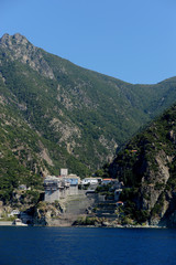 Monastery, Mount Athos, Athos, Halkidiki, Greece