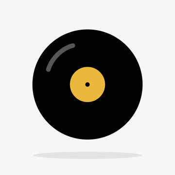Vinyl Icon in Vector