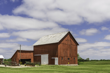 Obraz premium Barn in a farm.