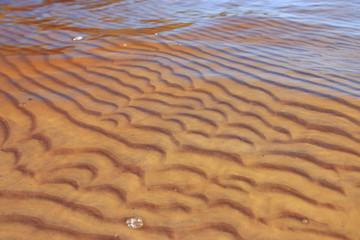 Sea sand texture wave pattern